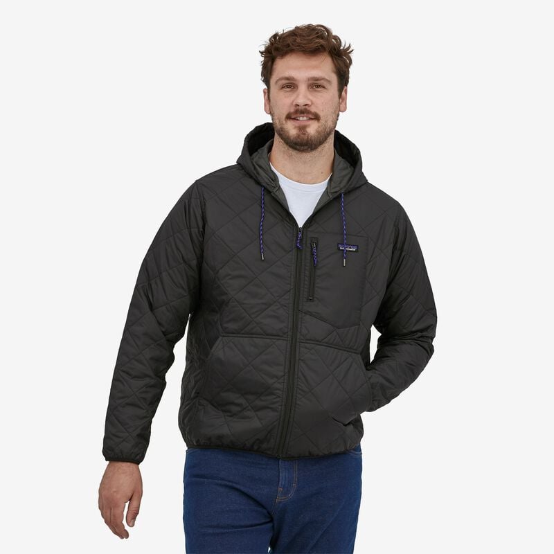 Patagonia Men's Diamond Quilted Bomber Hoody - Sequoia Red