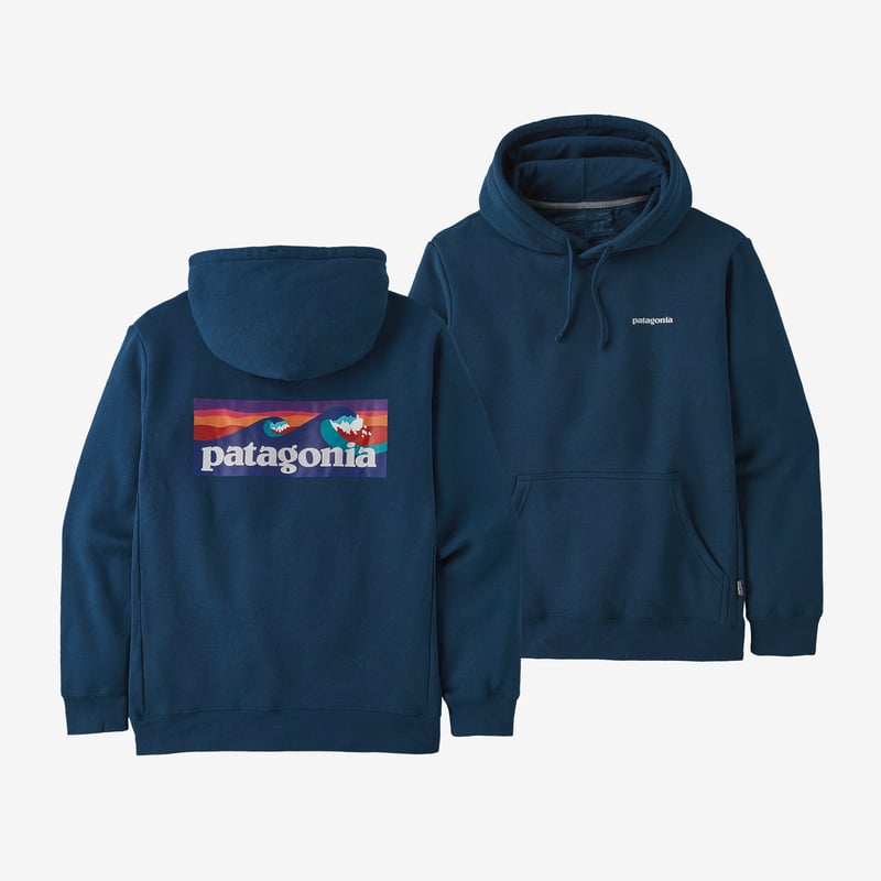 Patagonia Boardshort Logo Uprisal Hoody - Tidepool Blue