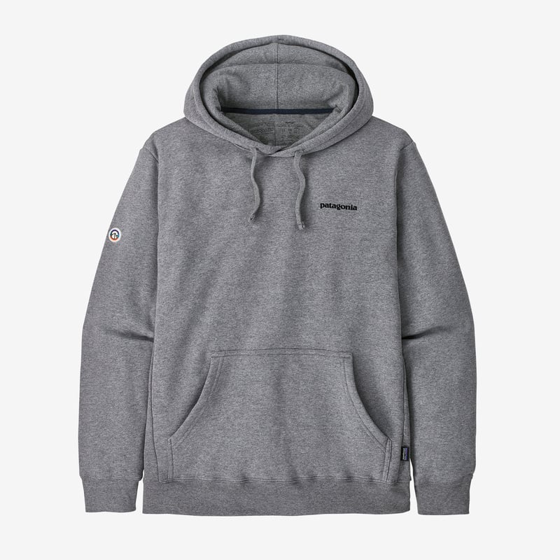 Patagonia Fitz Roy Icon Uprisal Hoody - Gravel Heather