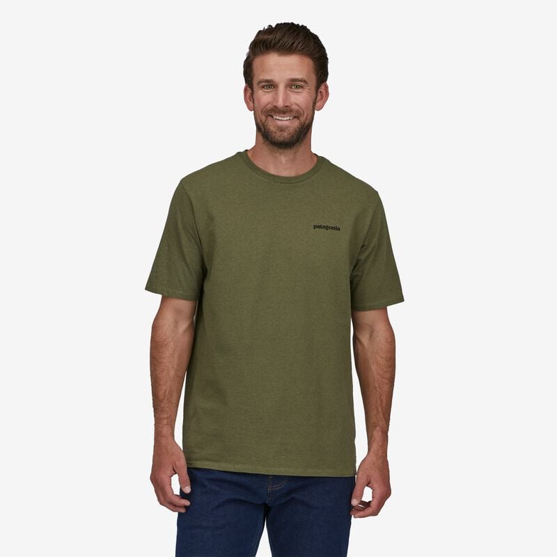 Patagonia Men's P-6 Logo Responsibili-Tee® - Wyoming Green
