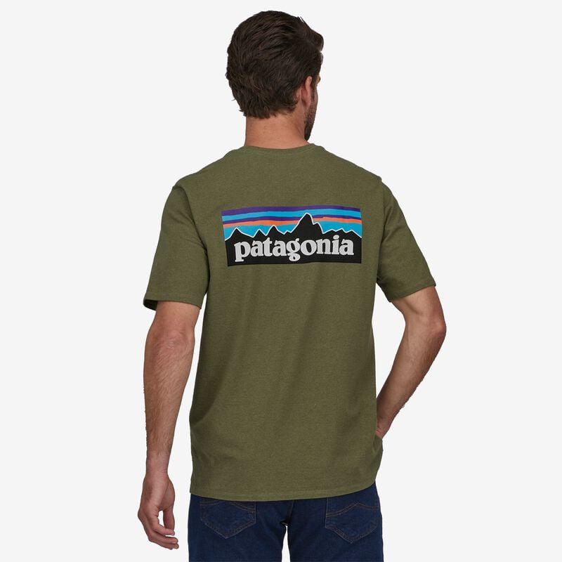 Patagonia Men's P-6 Logo Responsibili-Tee® - Wyoming Green