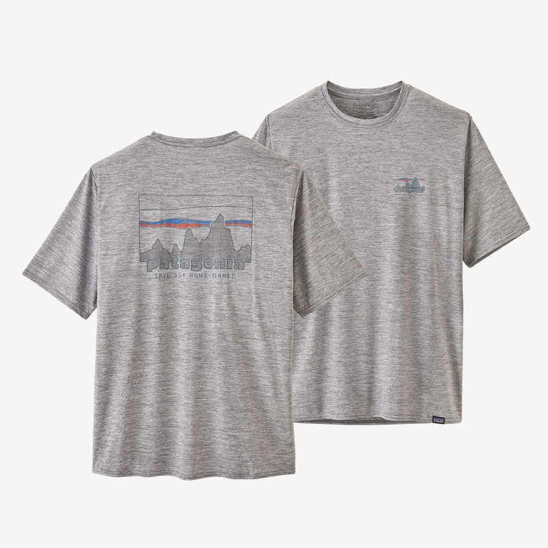 Patagonia Men's Capilene® Cool Daily Graphic Shirt - 73 Skyline: Feather Grey
