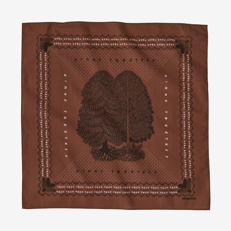 Patagonia Bandana - Stand Together: Sisu Brown