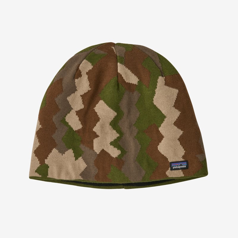 Patagonia Beanie Hat - Climbing Trees Knit: Basin Green