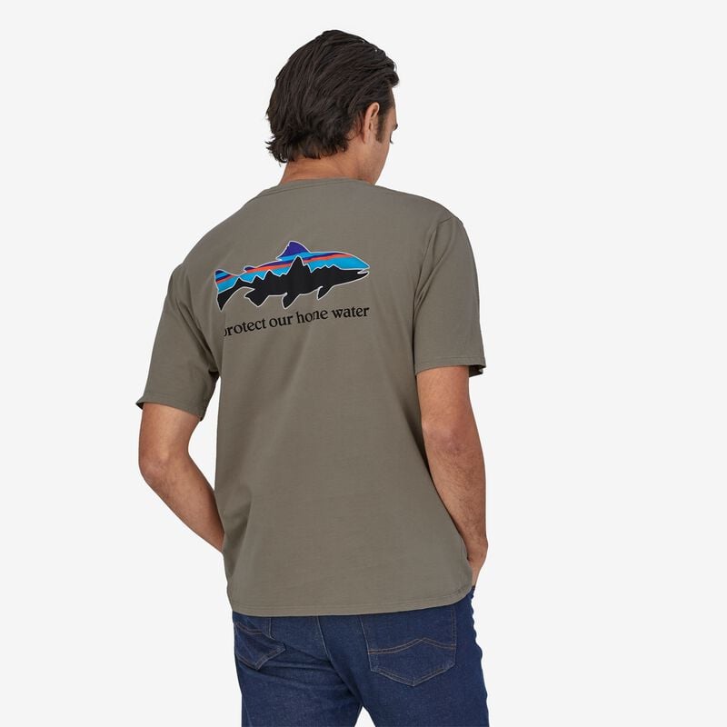 Patagonia Men's Home Water Trout Organic T-Shirt - White