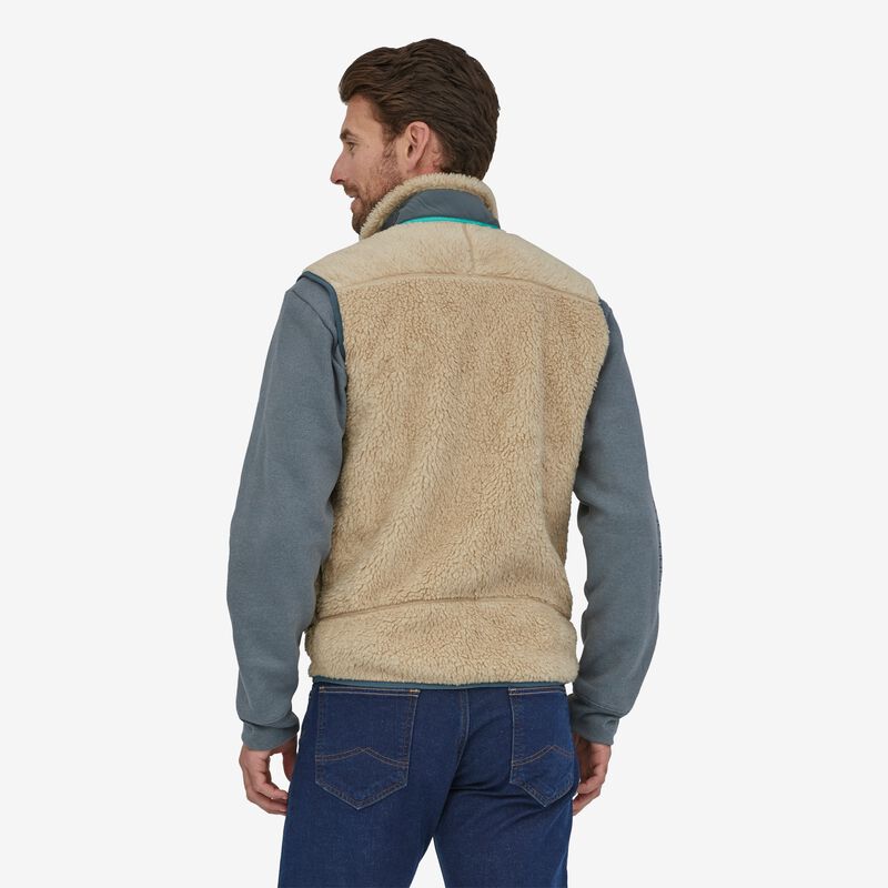 Patagonia Men's Classic Retro-X® Fleece Vest - Dark Natural w/Plume Grey