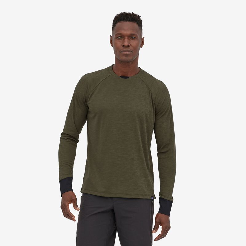 Patagonia Men's Long-Sleeved Dirt Craft Bike Jersey - Basin Green
