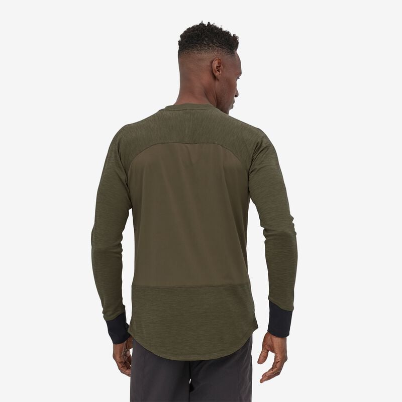 Patagonia Men's Long-Sleeved Dirt Craft Bike Jersey - Basin Green