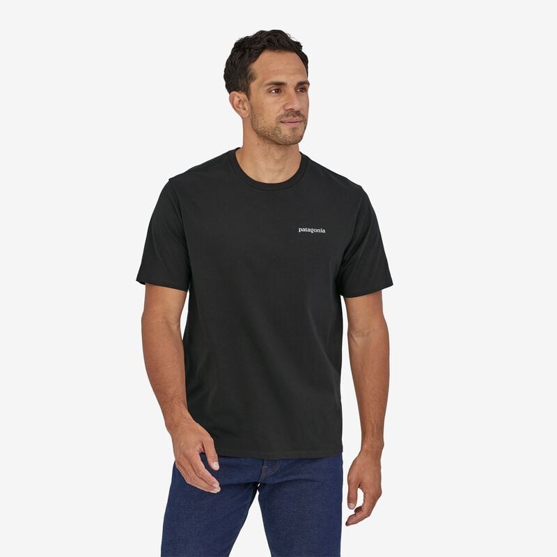 Patagonia Men's P-6 Mission Organic T-Shirt - Ink Black