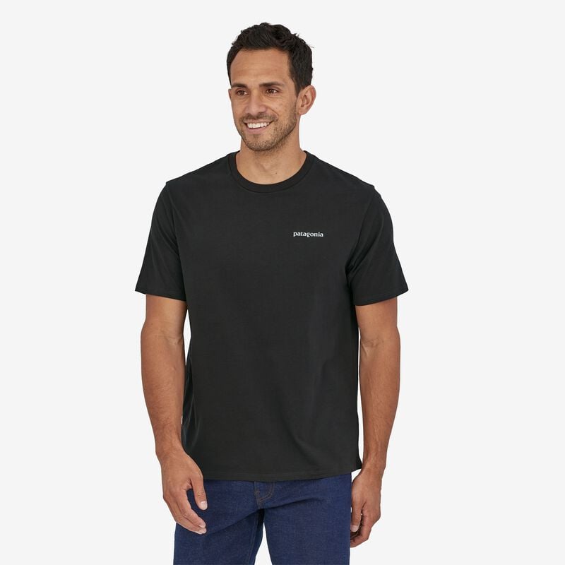 Patagonia Men's P-6 Mission Organic T-Shirt - Ink Black