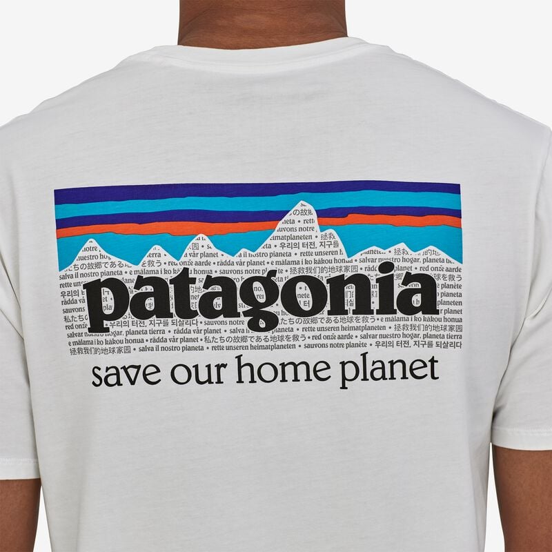 Patagonia Men's P-6 Mission Organic T-Shirt - Ink Black