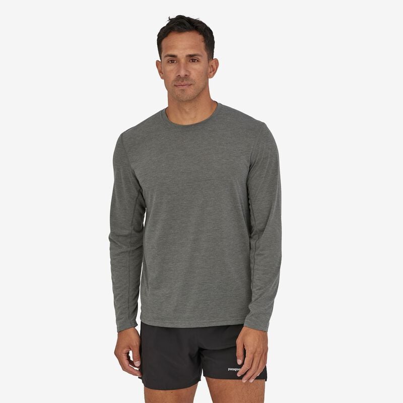 Patagonia Men's Long-Sleeved Capilene® Cool Trail Shirt - Forge Grey