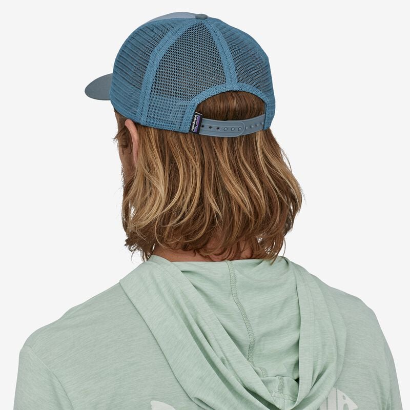 Patagonia Flying Fish LoPro Trucker Hat - Flying Fish Fork: Light Plume Grey