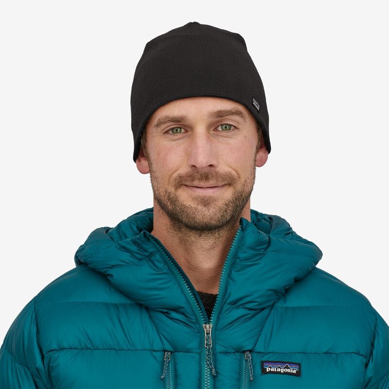 Patagonia Beanie Hat - Fitz Roy Snowfall: Wax Red