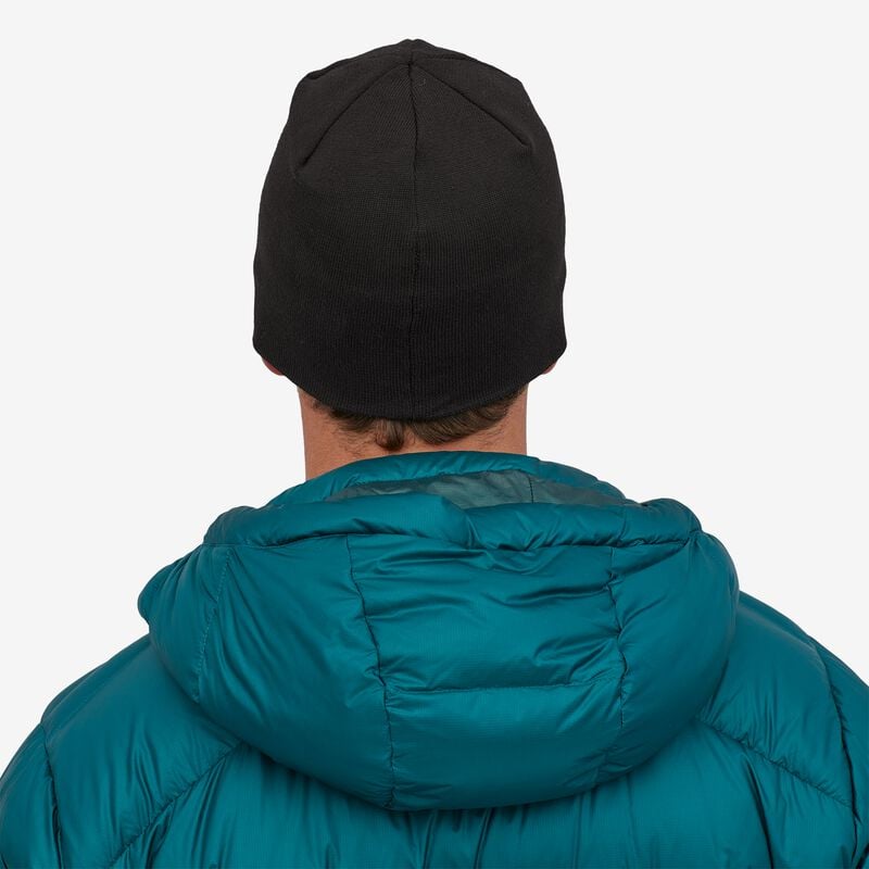 Patagonia Beanie Hat - Fitz Roy Snowfall: Wax Red
