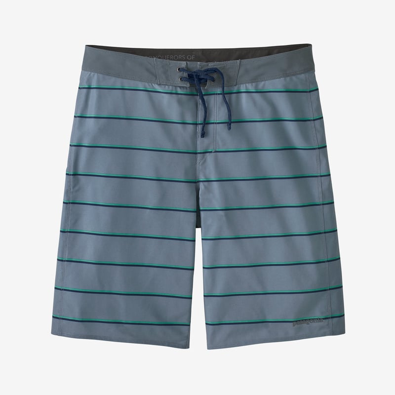 Patagonia Men's Hydropeak Boardshorts - 21" - Stranded Stripe: Light Plume Grey