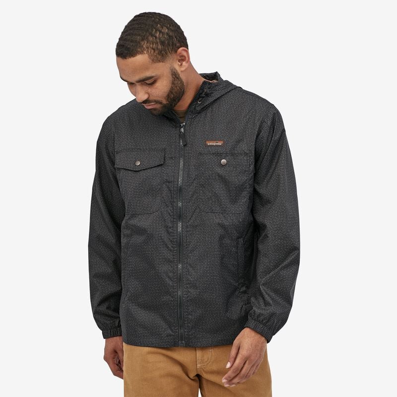 Patagonia Men's Steel Forge Windbreaker Jacket - Black