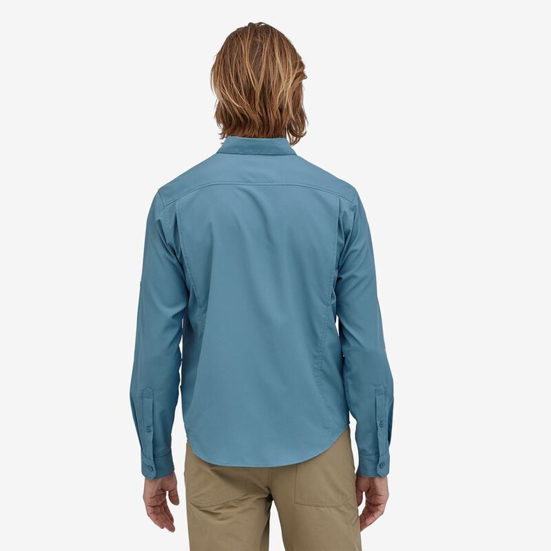 Patagonia Men's Long-Sleeved Self-Guided Hike Shirt - Pigeon Blue