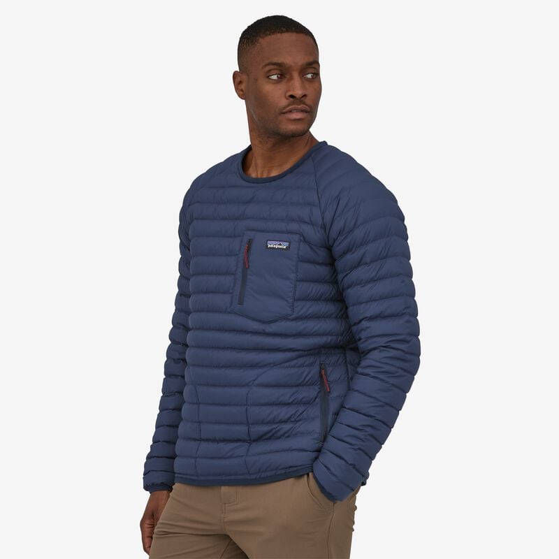 Patagonia Men's Silent Down Crew - Basin Green
