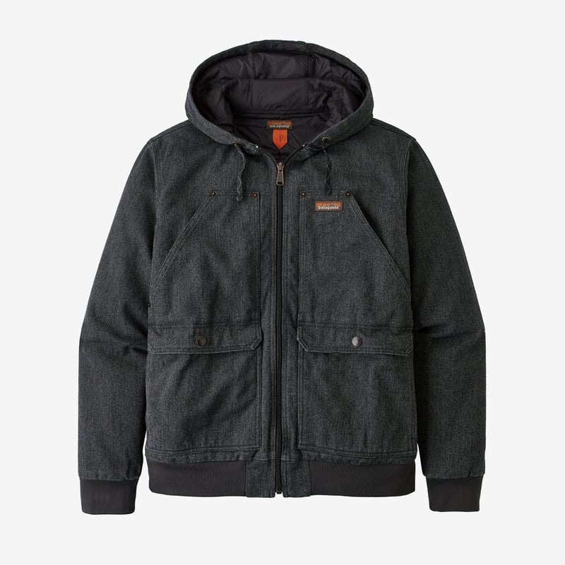 Patagonia Men's Iron Forge Hemp® Canvas Hooded Jacket - Ink Black