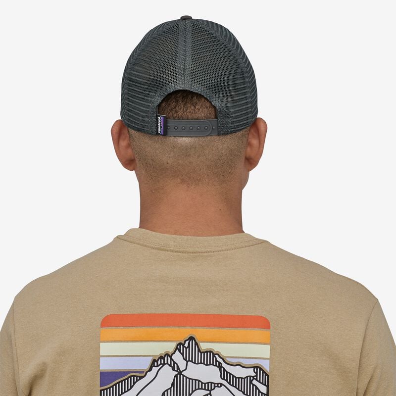 Patagonia P-6 Logo LoPro Trucker Hat - Forge Grey