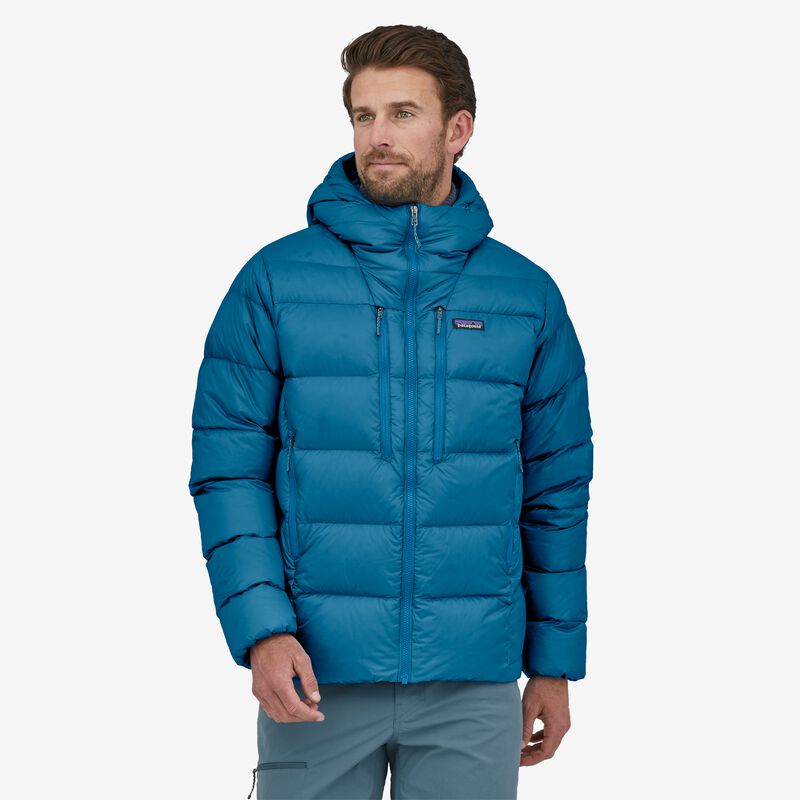 Patagonia Men's Fitz Roy Down Hoody - Anacapa Blue
