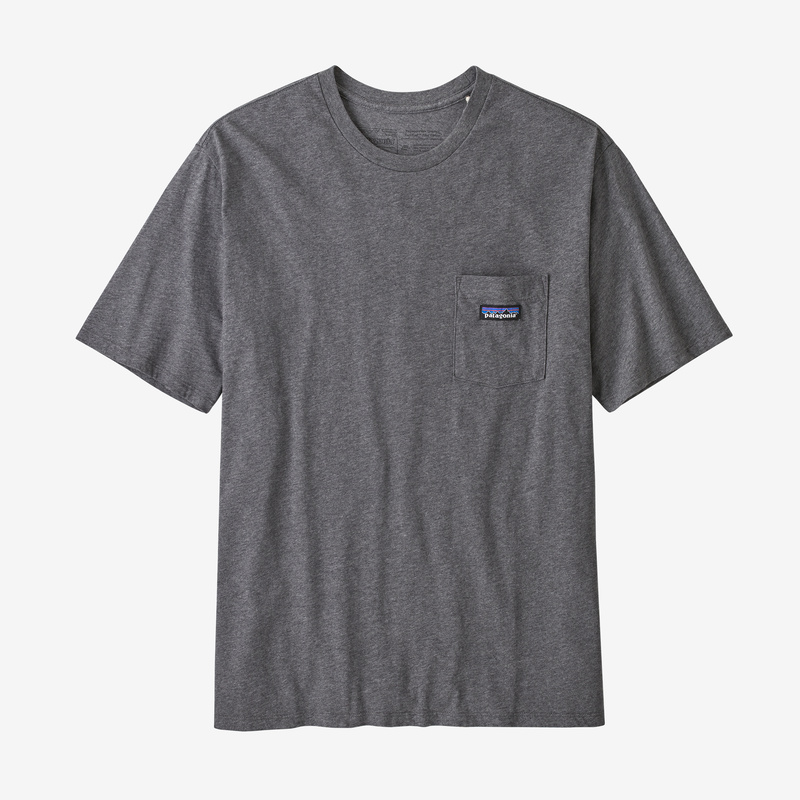 Patagonia Men's Regenerative Organic Certified™ Cotton Lightweight Pocket Tee - Noble Grey