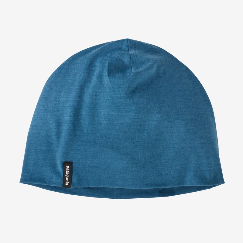 Patagonia Overlook Merino Wool Liner Beanie - Wavy Blue