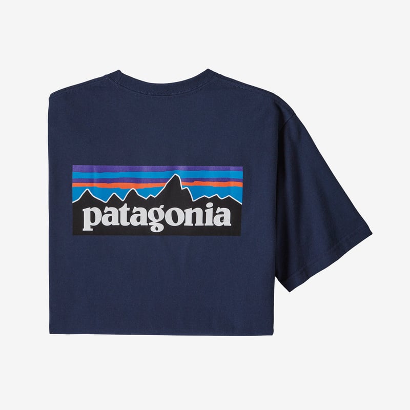 Patagonia Men's P-6 Logo Responsibili-Tee® - Classic Navy