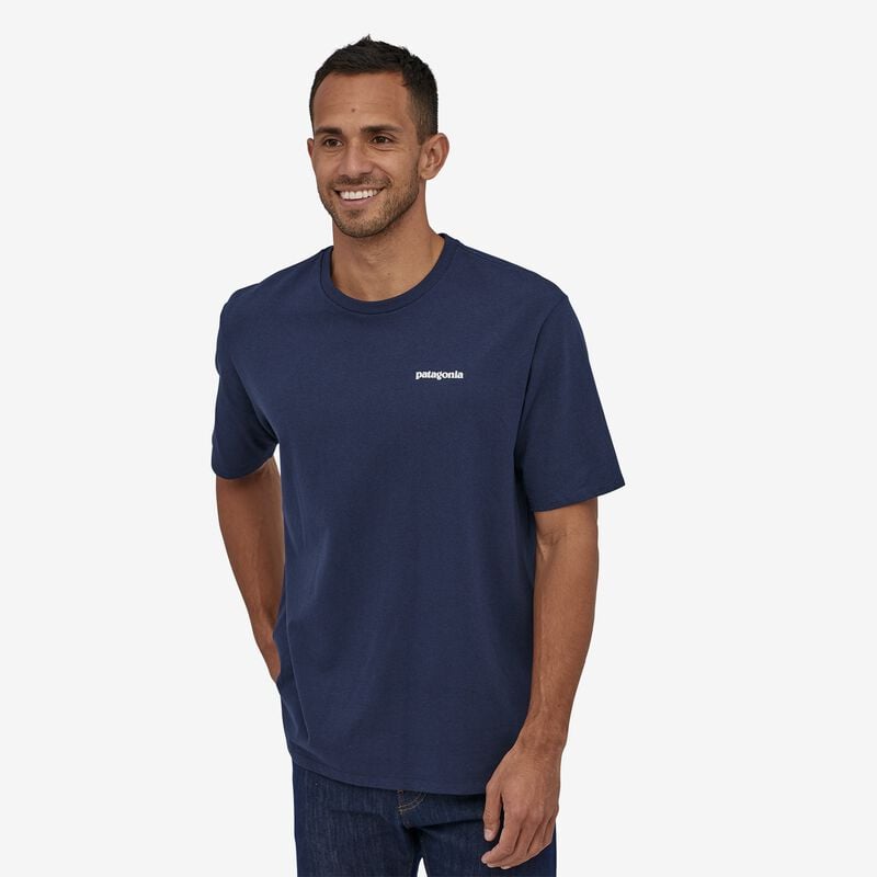 Patagonia Men's P-6 Logo Responsibili-Tee® - Classic Navy