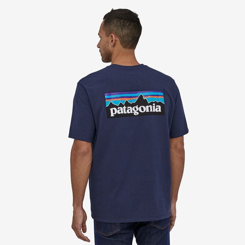 Patagonia Men's P-6 Logo Responsibili-Tee® - Classic Navy