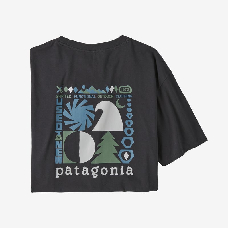 Patagonia Spirited Seasons Organic T-Shirt - Ink Black