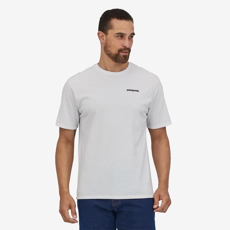Patagonia Men's P-6 Logo Responsibili-Tee® - White
