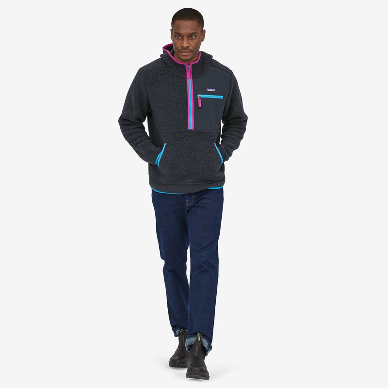 Patagonia Men's Retro Pile Fleece Pullover - Pitch Blue