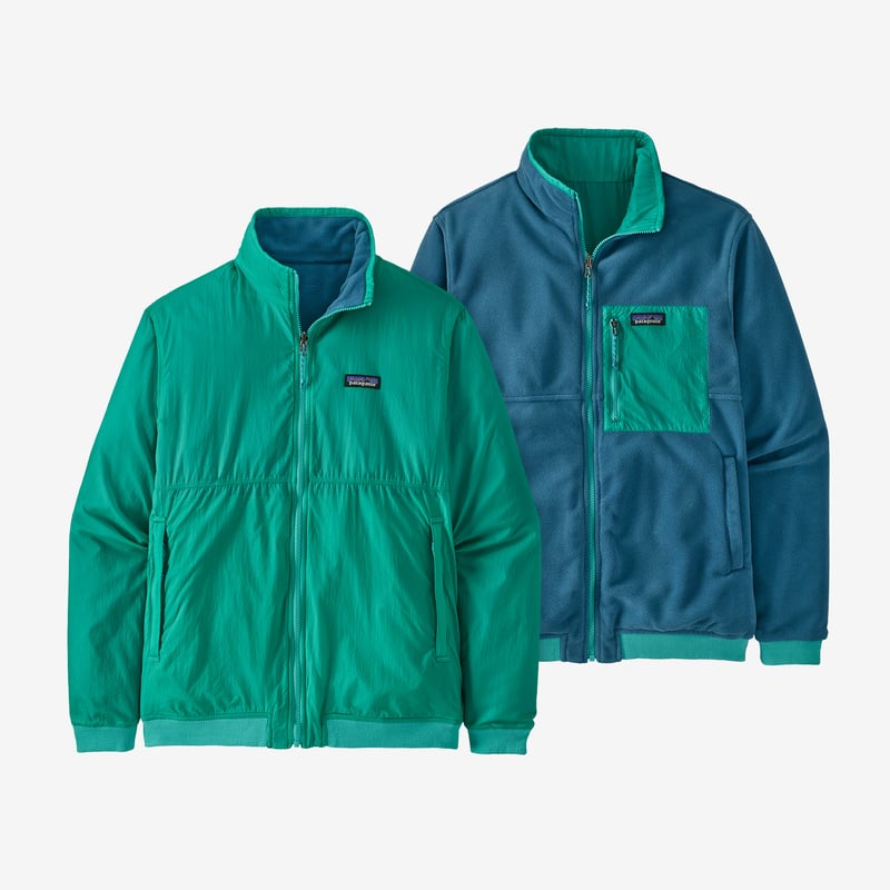 Patagonia Men's Reversible Shelled Microdini Jacket - Fresh Teal