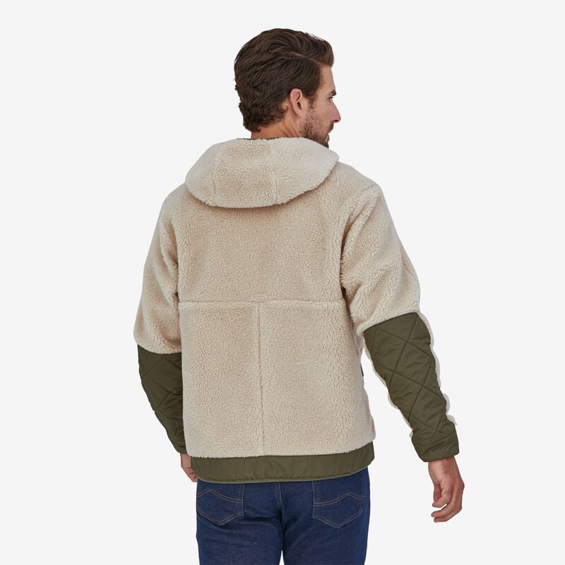 Patagonia Men's Woolyester Pile Fleece Hoody - Natural