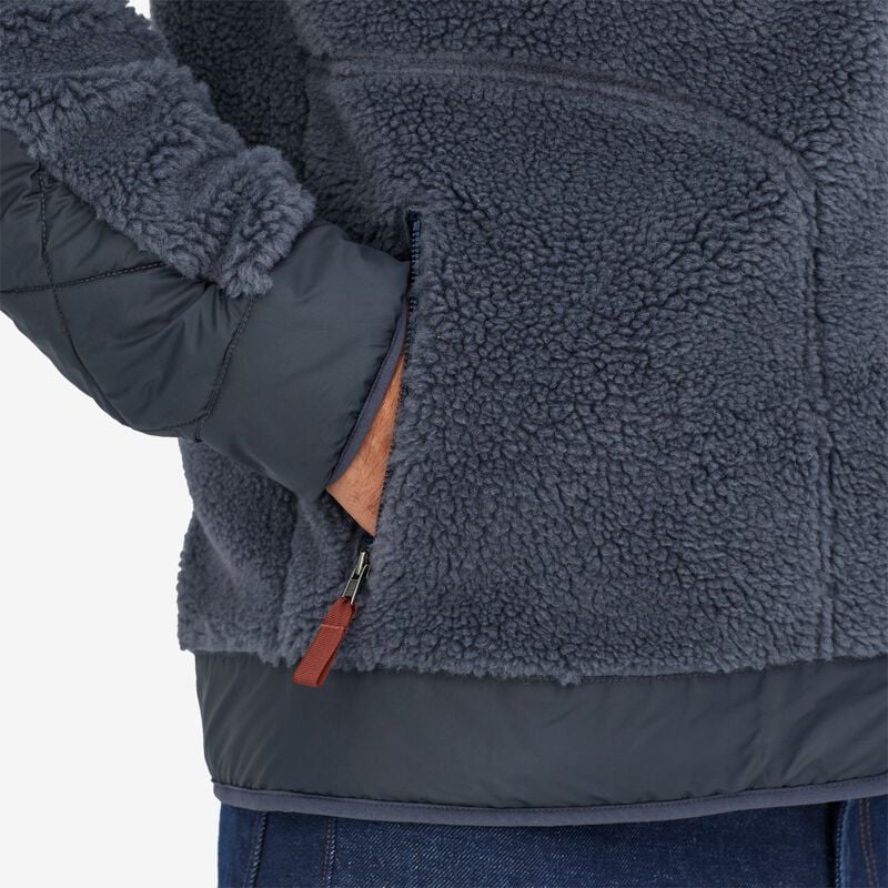 Patagonia Men's Woolyester Pile Fleece Hoody - Natural