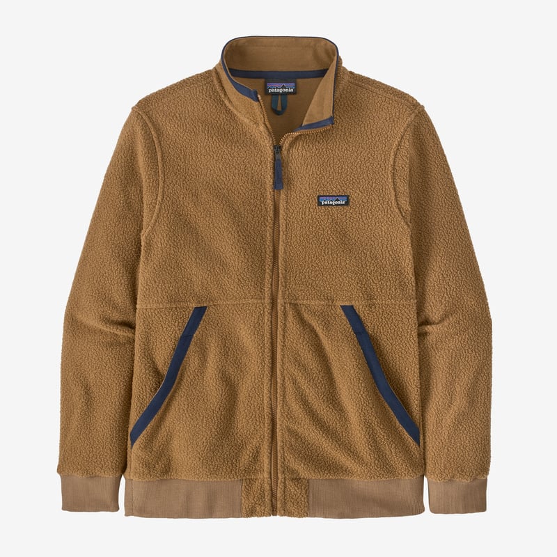 Patagonia Men's Shearling Fleece Jacket - Bear Brown