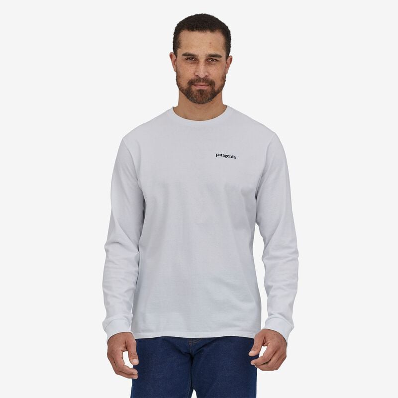 Patagonia Men's Long-Sleeved Line Logo Ridge Responsibili-Tee® - Plume Grey