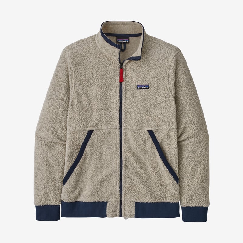 Patagonia Men's Shearling Fleece Jacket - Natural