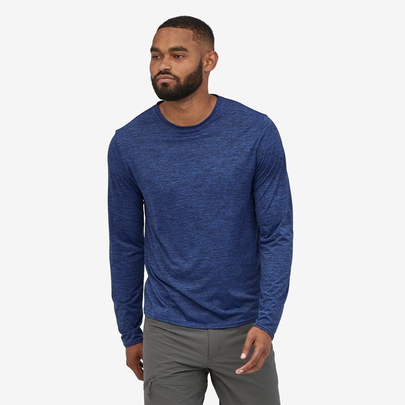 Patagonia Men's Long-Sleeved Capilene® Cool Daily Shirt - Cabin Gold - Light Cabin Gold X-Dye