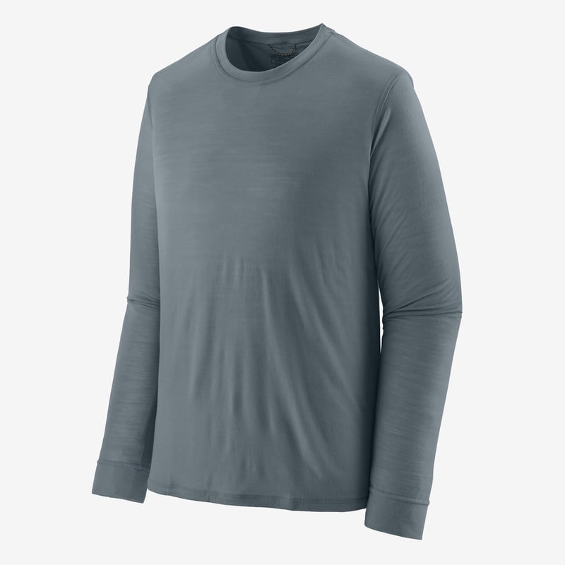 Patagonia Men's Long-Sleeved Capilene® Cool Merino Shirt - Plume Grey