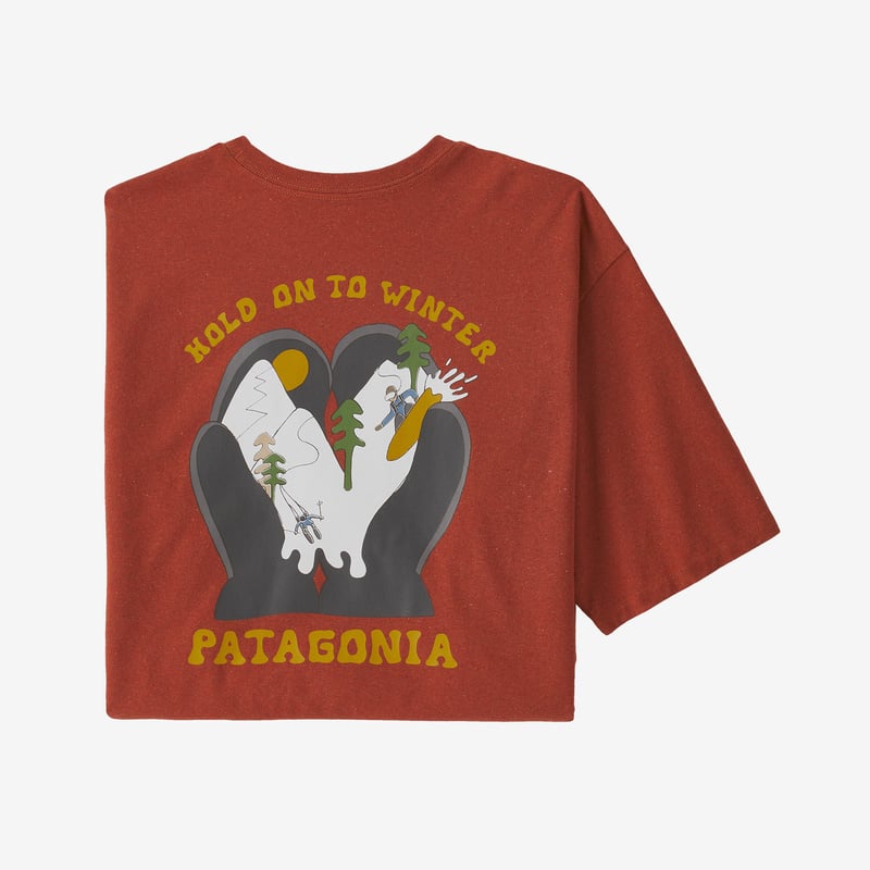 Patagonia Men's Hold On To Winter Responsibili-Tee® - Sisu Brown