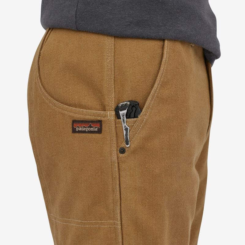 Patagonia Men's Iron Forge Hemp® Canvas Double Knee Pants - Long - Ink Black