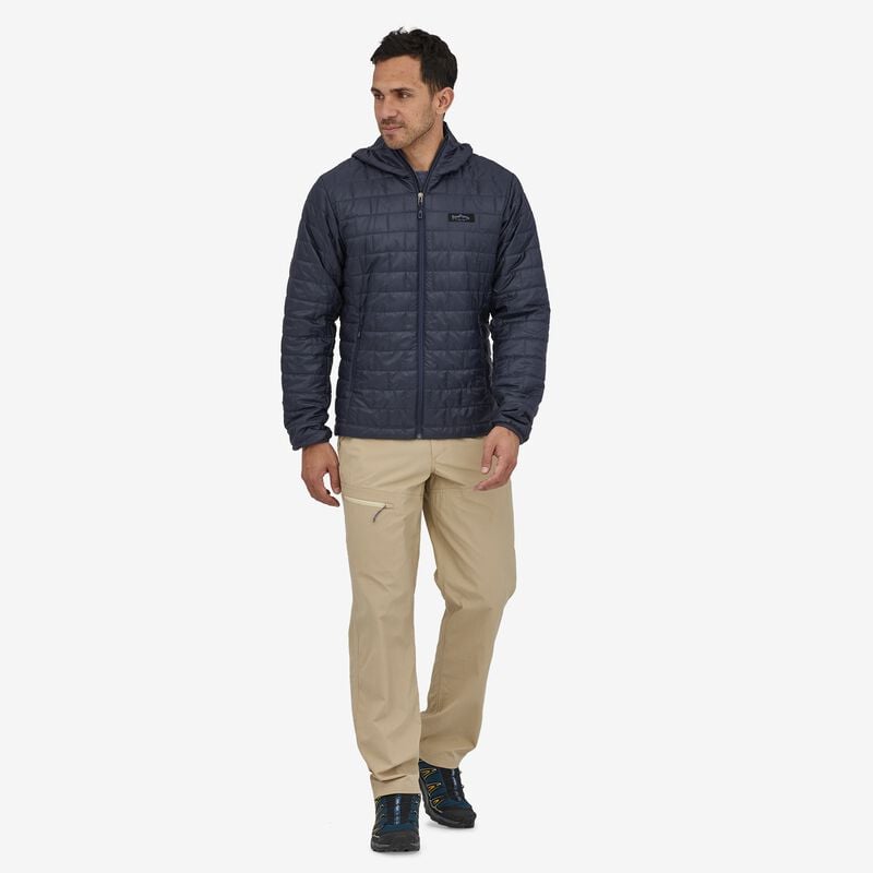Patagonia Men's Nano Puff® Fitz Roy Trout Hoody - Smolder Blue