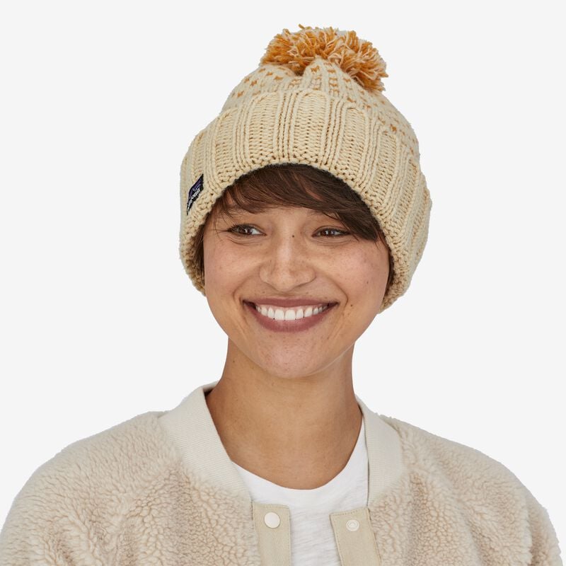 Patagonia Snowbelle Beanie - Simple Dot: Amaranth Pink