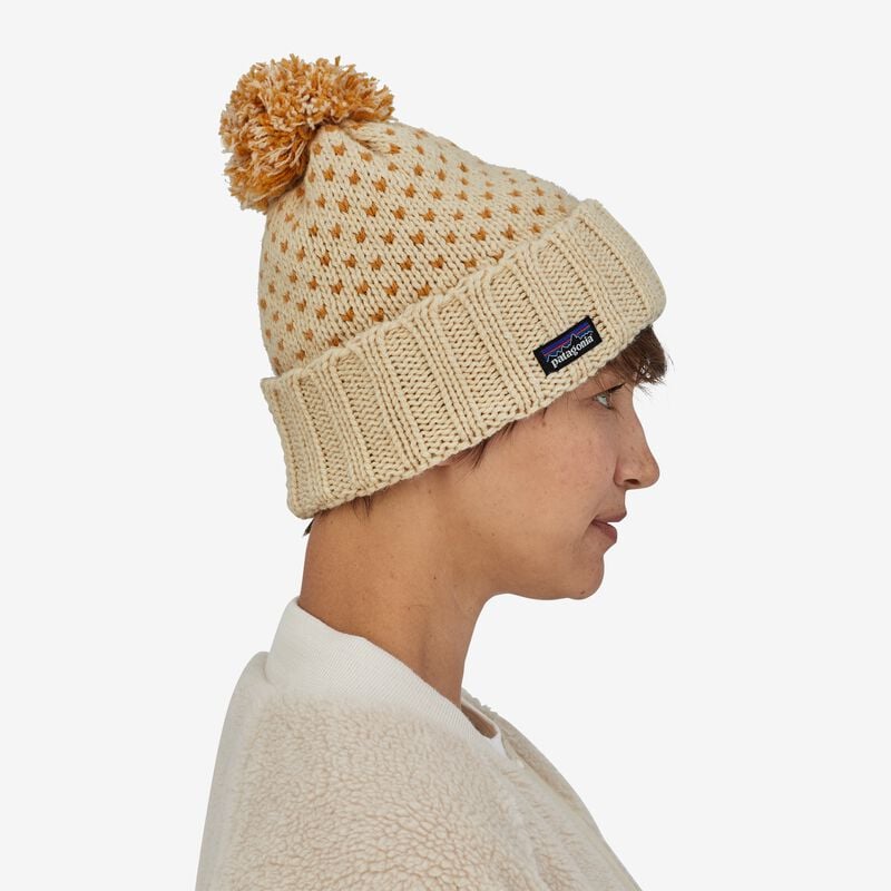Patagonia Snowbelle Beanie - Simple Dot: Amaranth Pink