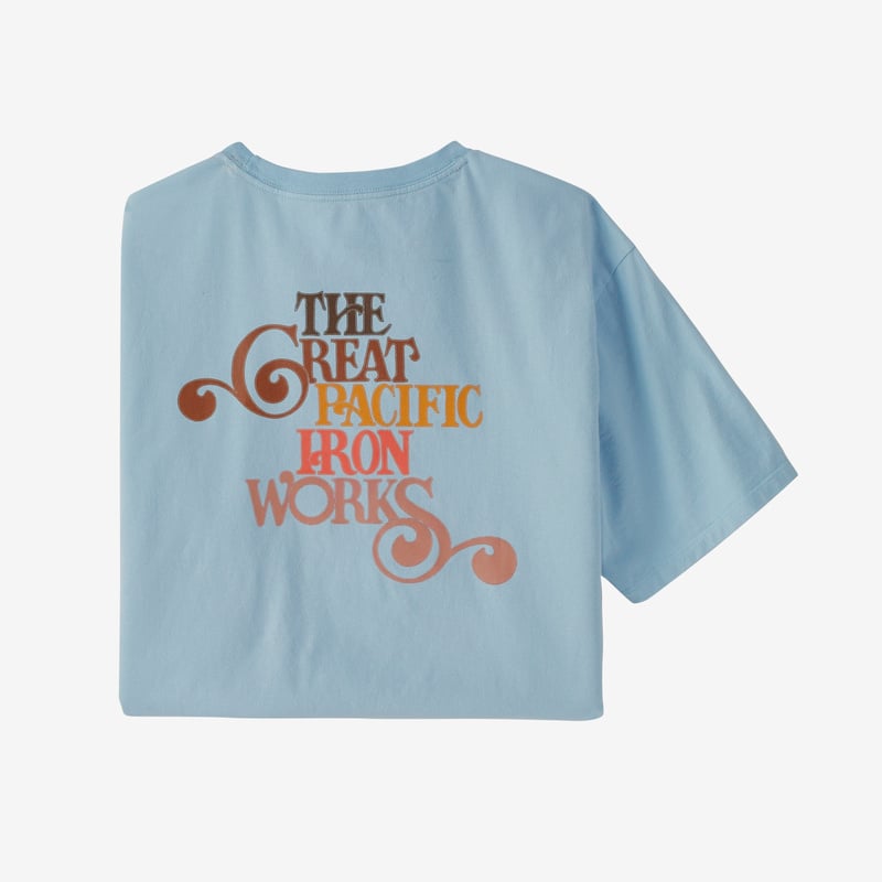Patagonia GPIW™ Logo Organic T-Shirt - Steam Blue