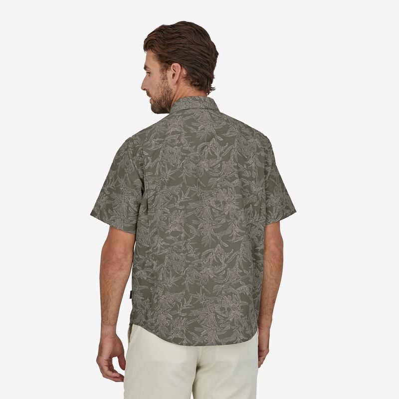 Patagonia Men's Self-Guided Hike Shirt - Monkey Flower: Garden Green