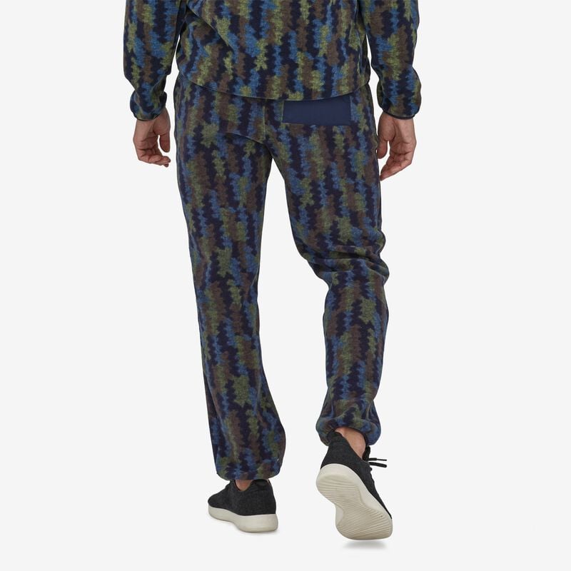 Patagonia Men's Synchilla® Fleece Pants - Climbing Trees Ikat: New Navy